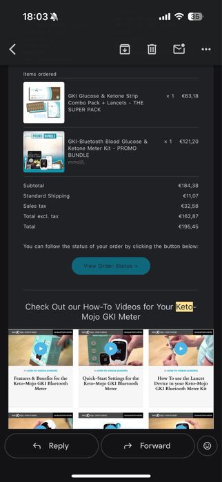 Keto-mojo апарат за измерване на кетони и кръвна захар