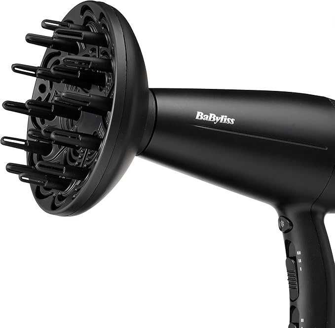 Сешоар BaByliss D572DE Turbo Smooth 2200, мощен и ултра лек, черен