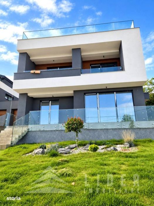 Casa de vanzare in Feleacu | 5 camere, terasa de 95 mp cu jacuzzi