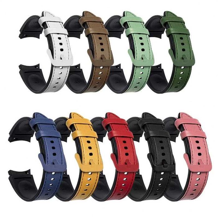 Curea piele 20mm Samsung Watch 4 4 Classic Watch 5 5 Pro Watch 6 7