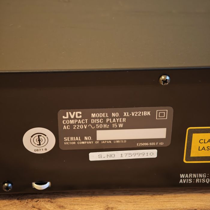 JVC XL-V221BK CD Плейър
