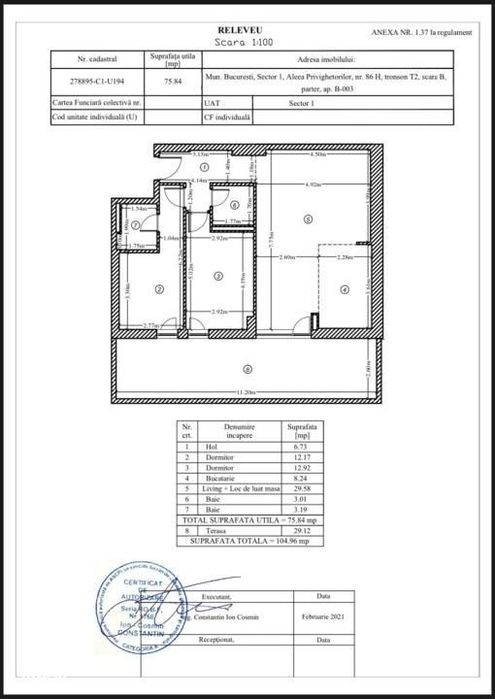 Nou | Apartament Impecabil | 3 Camere | Baneasa-Pipera