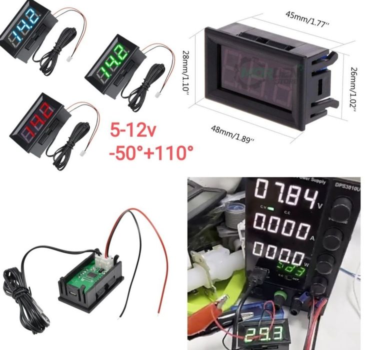 Температурный датчик в машину термодатчик 12в  термореле в авто реле
