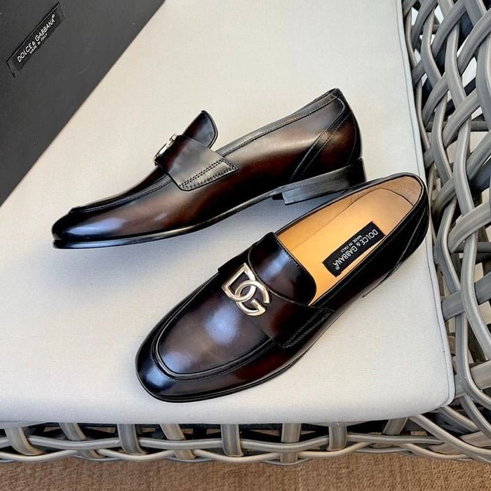 D&G Logo Loafer / Black / Grey