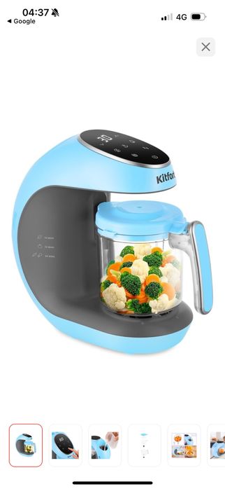 Новый блендер-пароварка от Kitfort