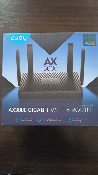 Router wifi 6 Cudy WR3000 în garanție