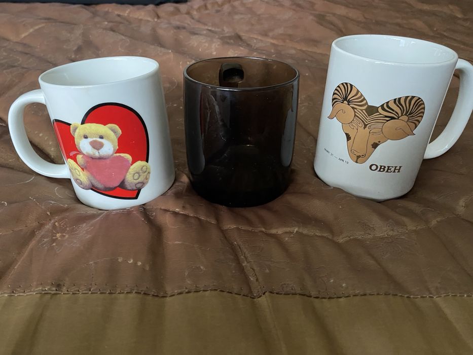 Молочник и кружки (б/у)