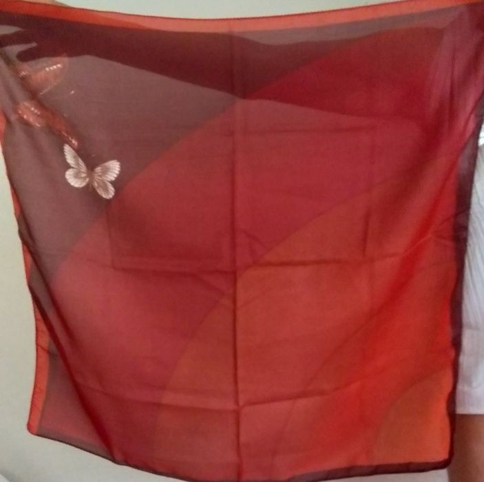 Платок советский новый шелк