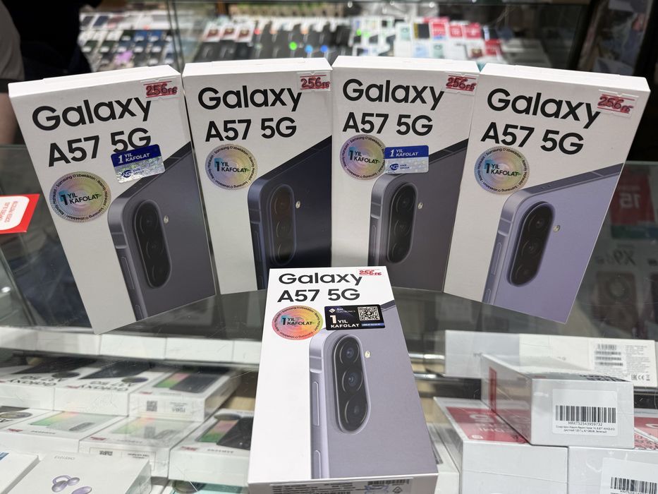 Galaxy A57  398$ dan 128Gb va 256GB
