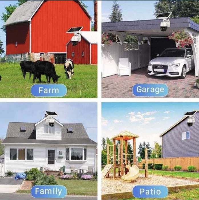 5G камера със соларна батерия + 16GB карта памет