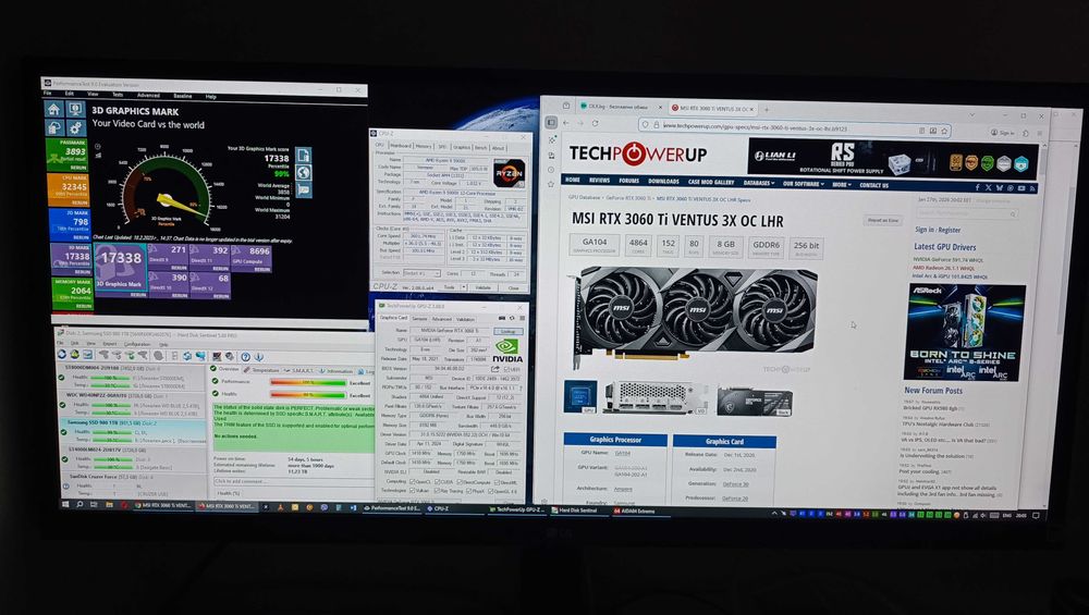 компютър за тежки приложения - AMD Ryzen 9 5900x - RTX 3060 Ti