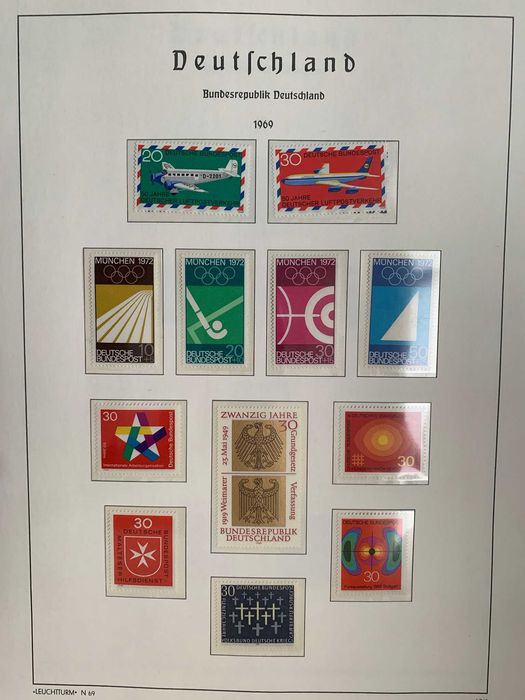 COLECTIE TIMBRE - GERMANIA - RDG - RFG - ITALIA -1868-2014 -Cronologic