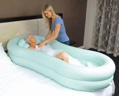 Надувная бассейн ванна для лежащих больных