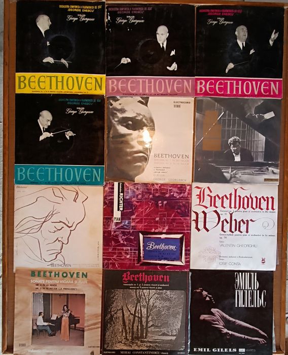 Colecție 100 discuri de vinil cu muzica clasica