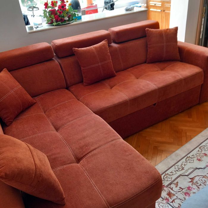 Coltar Living Ramona nefolosit culoare caramizie