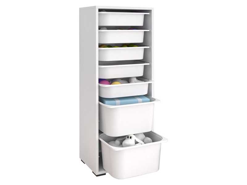 Скрин, SANI, Бял, Пдч, 45.5х30х122см.