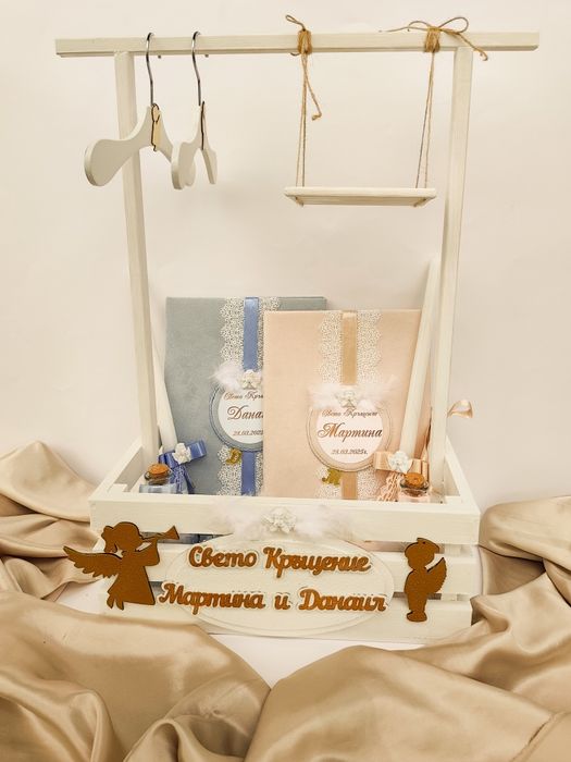 Комплекти за кръщене от велур