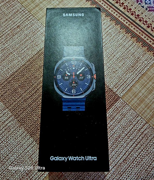 Samsung Watch Ultra Titanium Blue! Чисто Нов!