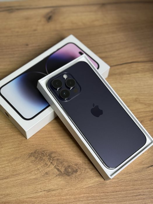 iPhone 14 Pro Max 93% Deep Purple Full box 128 GB ca nou