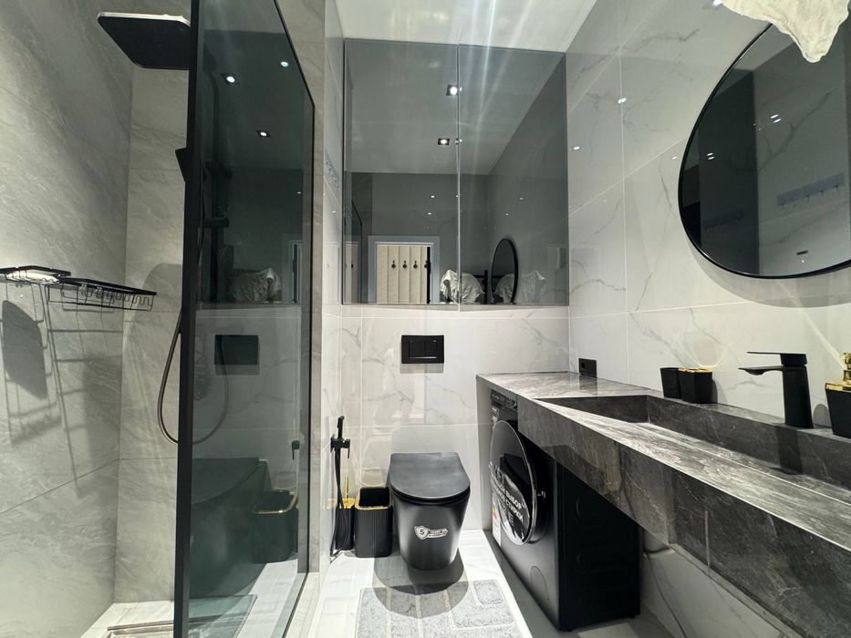 1 в 2 квартира ЖК Modera Towers 26 м² ремонт Яккасарай Океан