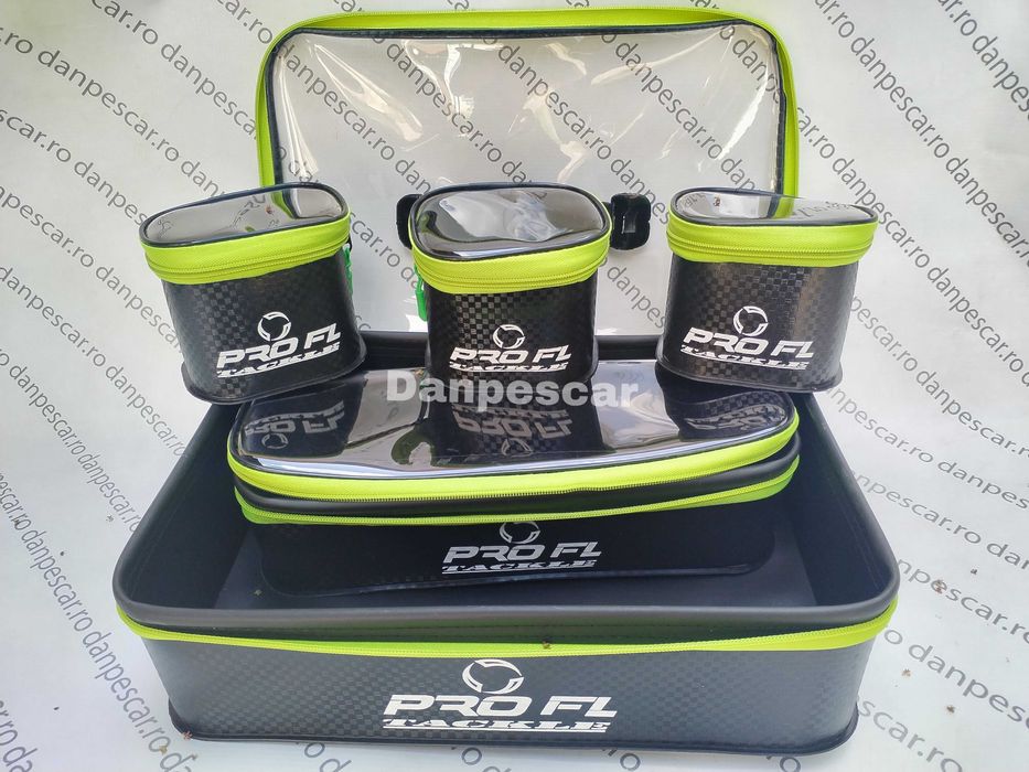 Set 5 Bacuri CUTII Nada PROFL EVA Multi Box Feeder Cu Capac 38x26x12cm