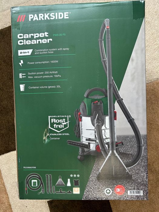 Vând aspirator cu spălare / injectie-extractie parkside