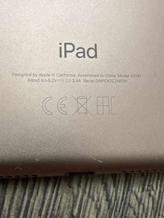 Ipad model A 1567 /A 2197