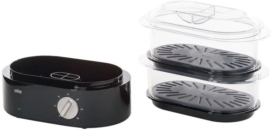 Пароварка электрическая BRAUN FS5100BK!  Отличное качество!