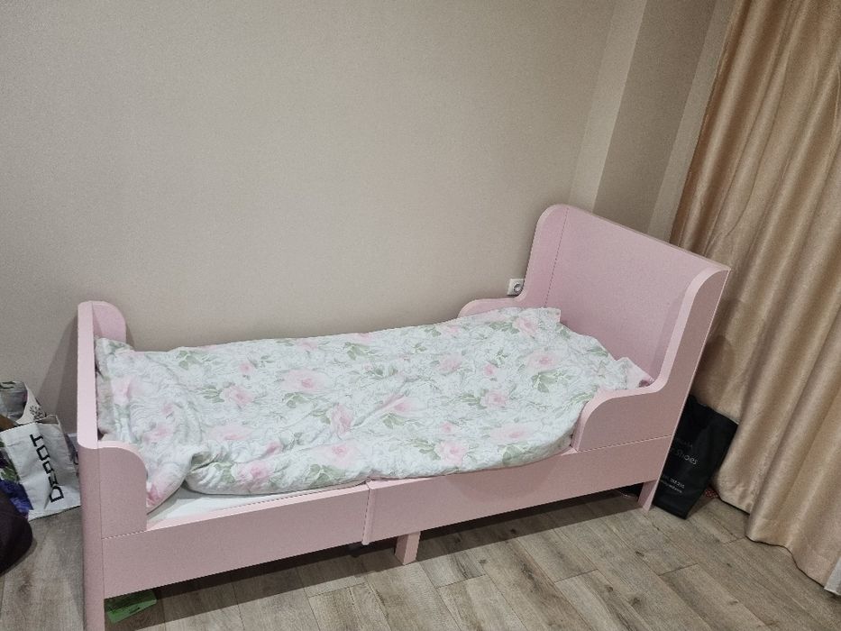 Детско легло розово икея