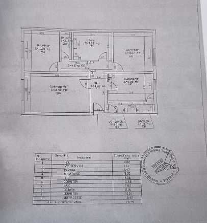 Apartament 3 camere, 2 băi, parter înalt Micro 11, Târgoviște