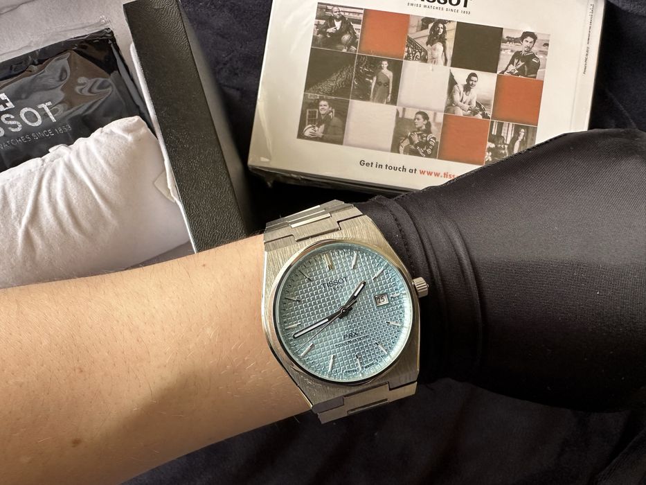 Tissot PRX Powermatic 80 – черен циферблат, пълен комплект