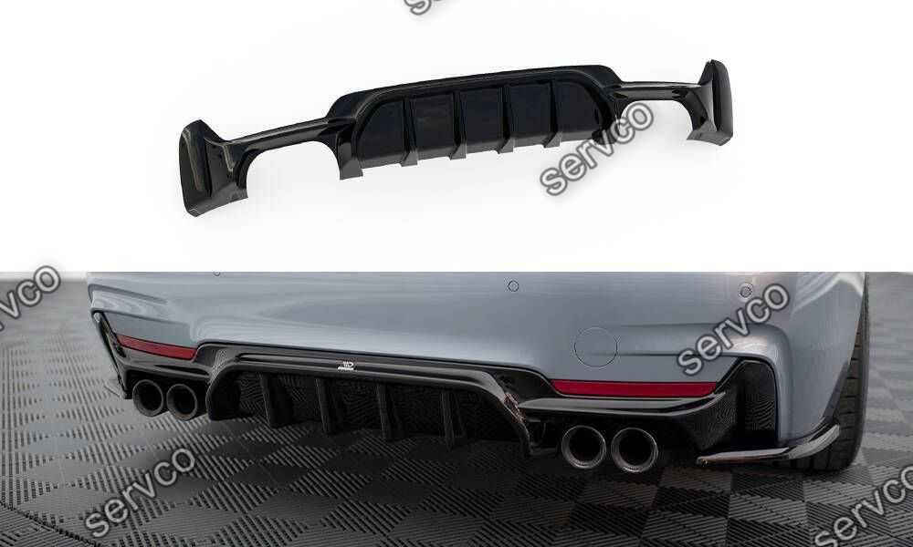 Difuzor bara spate Bmw Seria 4 F32 F36 F33 Coupe M-Pack 2013-2020 v12