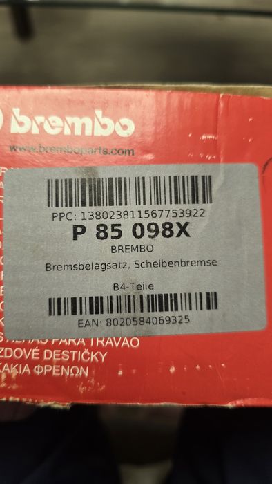 Plăcute frana BREMBO  audi B8.5 -B9