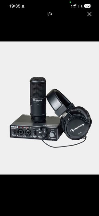 Микрофон, наушники и звуковой аппарат от Steinberg