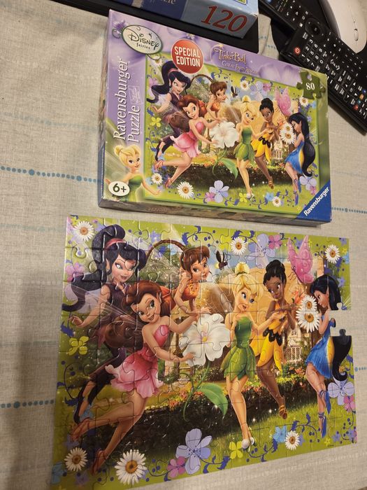 4 пъзела за общо 5 евро Ravensburger и Disney, 3D, за момиче за 6+ и 7+ години