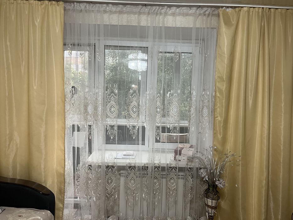 продам комплект шторы+ тюль