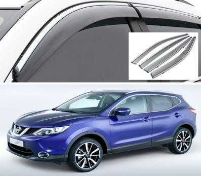 Paravanturi-deflectoare geam  cromate Nissan Qahqai
