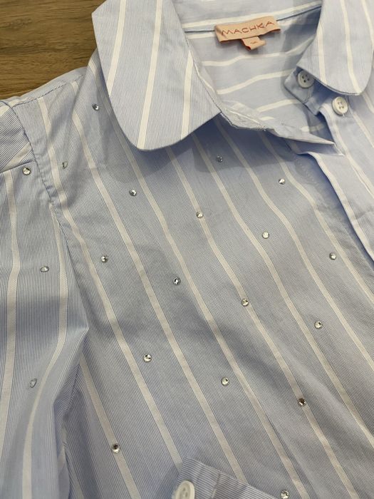 Рубашка со стразами