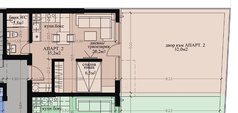 Продава се Едностаен апартамент в София, Студентски град - 43 кв.м за 2850 €/кв.м - Снимка #2