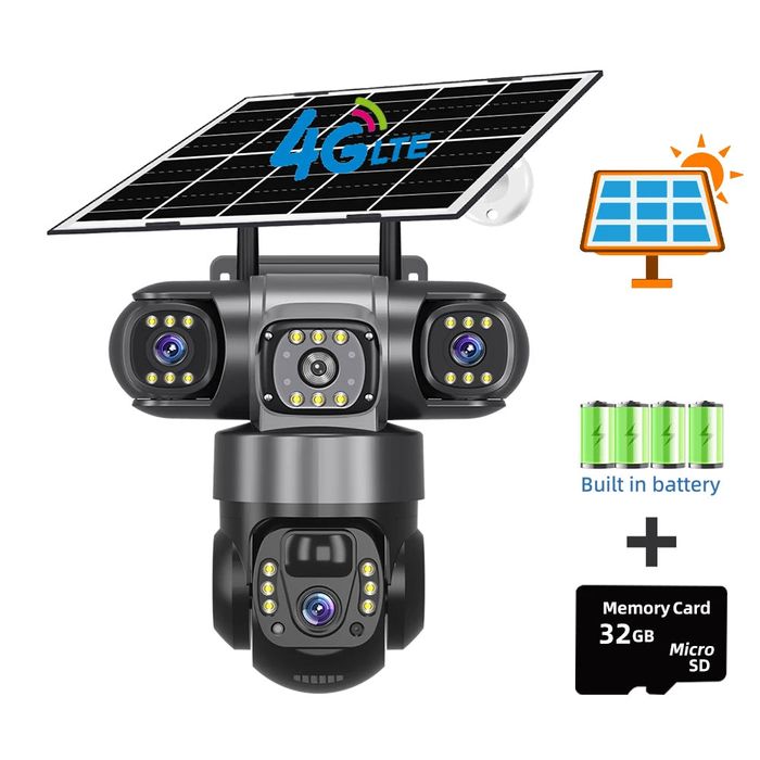 20 MP Соларна 4G / WIFI камера водо/прахо устойчива