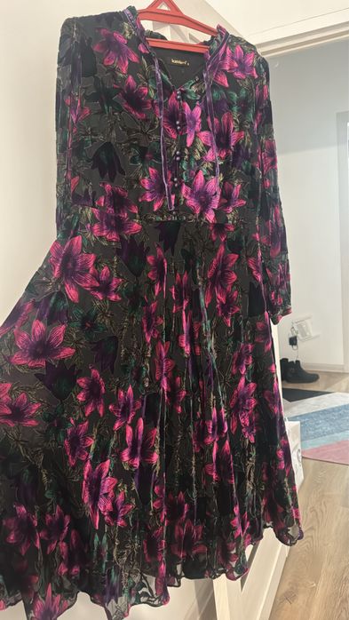 Платье помбархат турецкий