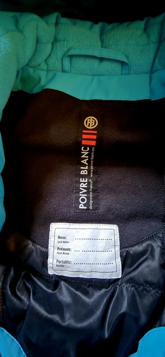 Costum ski Băiat Poivre Blanc profesional  impecabil