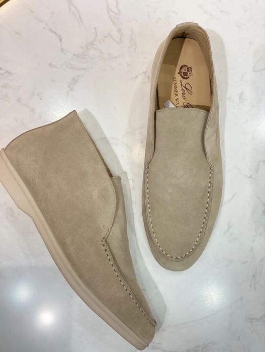 Замшевый ботинки Loro Piana lux
