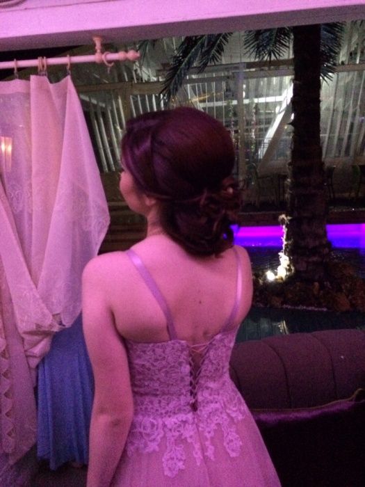 Бална рокля, цвят: пепел от рози