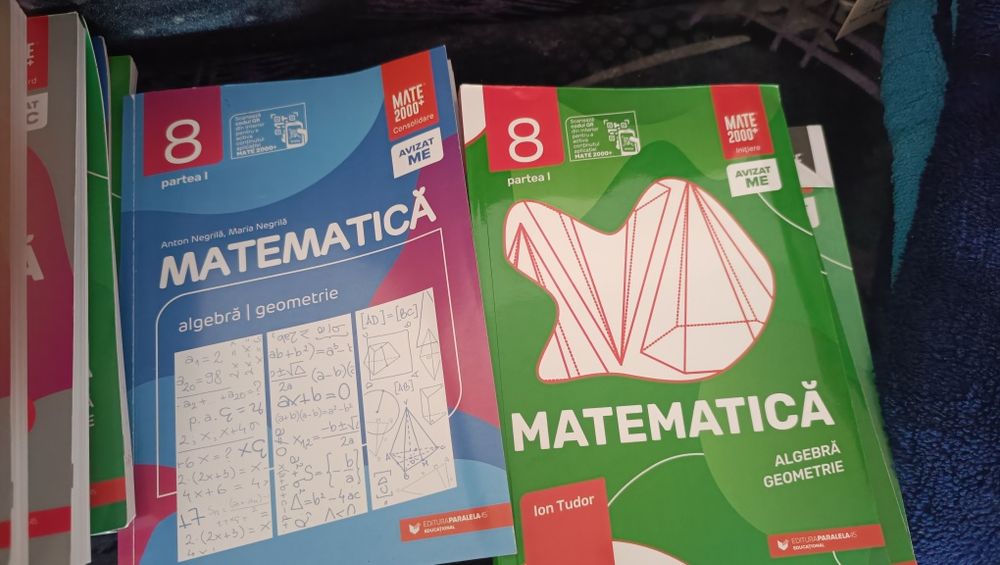 Vând manuale cărți culegere matematica gimnaziu teste evaluare