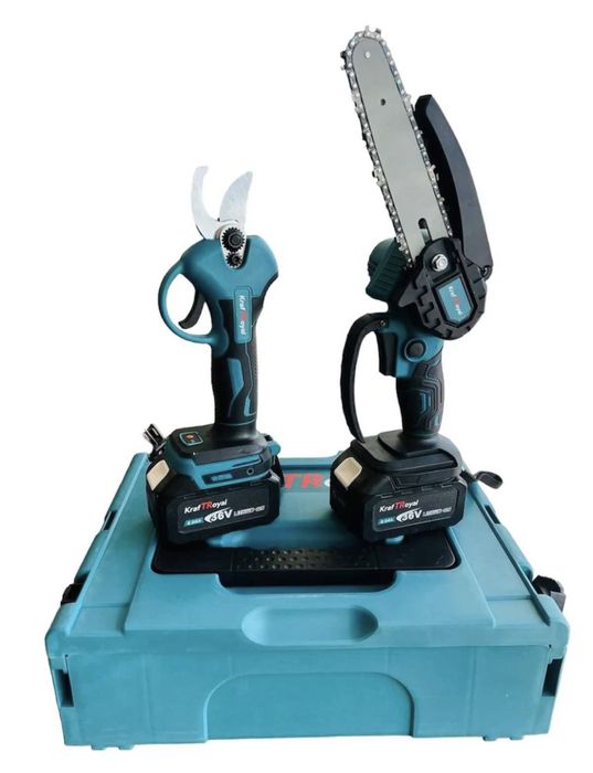 2вl Акумулаторна Безчеткова Лозарска Ножица и Резачка 36V 8AH