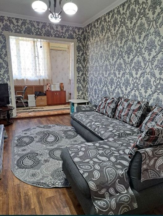 Куйлюк массив 2! 54м².  2-х комнатная квартира. 4-й этаж.