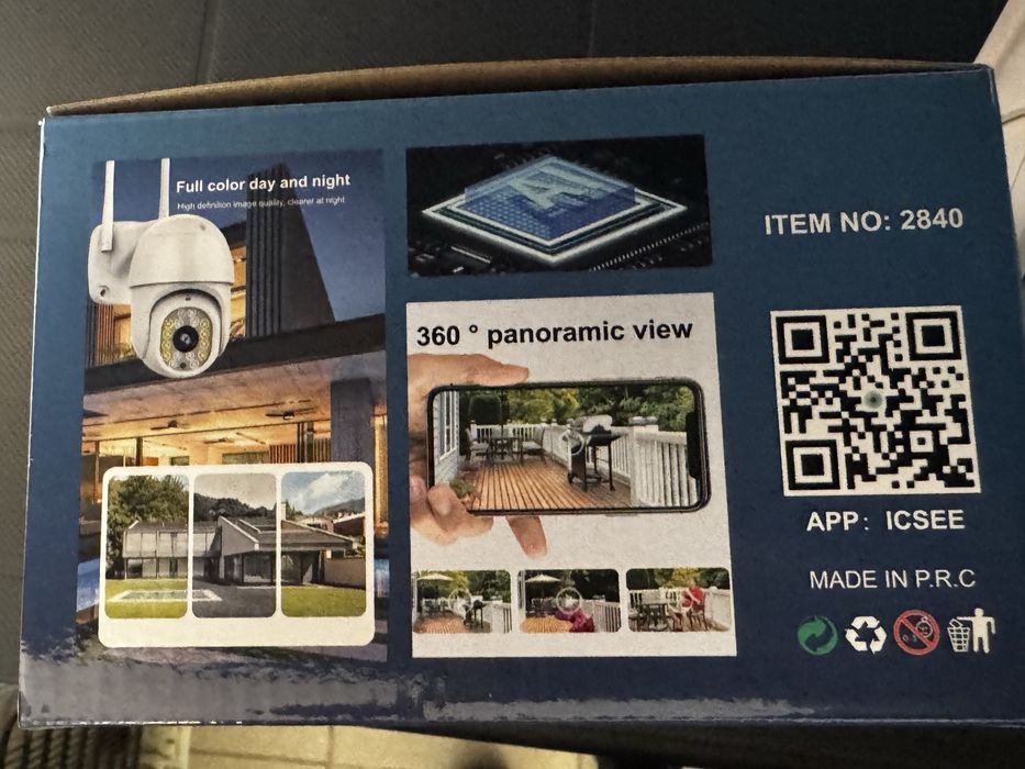 Куполна IP безжична WIFI камера за видеонаблюдение