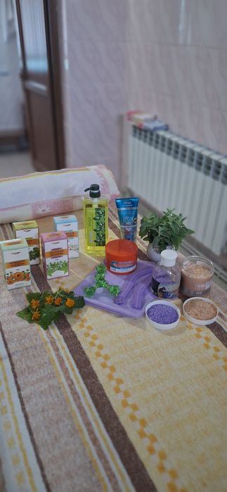 Массаж, пилинг ,баня у себя