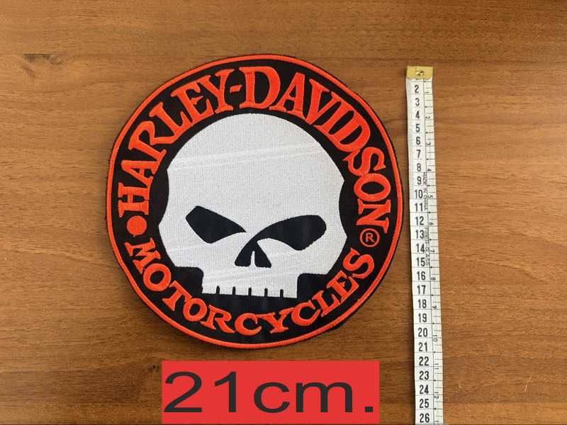 Нашивки Харли Дейвидсън Harley Davidson  Skull Chenille пач nashivka